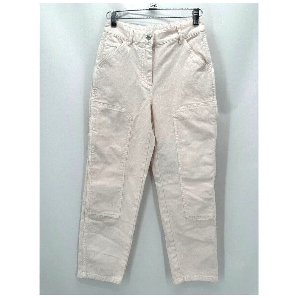 Aritzia Brennan Straight Leg Pants in Pink